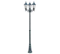 Lampe d'extérieur candélabre sur pied support d'éclairage lanterne lumière nuit