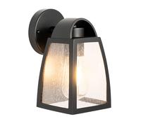 Lampe d'extérieur Lampe murale noire Lampe de façade Lampe de jardin Applique murale, aluminium, LED 7W 806Lm blanc chaud, LxLxH 20x12x12 cm
