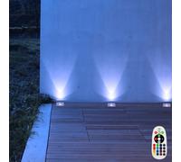 Lampe D'Extérieur Lampe Sur Pied Spot LED Dimmable Télécommande RGB GU10 3x