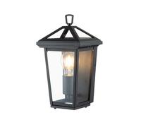 Lampe d'extérieur lanterne applique murale entrée de lumière de jardin IP44 noir 1 ampoule