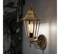 Lampe D'Extérieur Lanterne Murale de Balcon Bronze Haustürleuchte Antique Alu