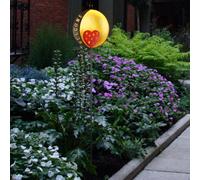 Lampe d'extérieur solaire à LED Spots décoratifs enfichables Lampe de piquet de terrasse de jardin Bienvenue