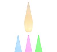 Lampe d'extérieur sur pied Lampe de véranda Google App en kit, ampoules LED RGB incluses