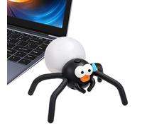 Lampe d'Halloween décorative à LED pour araignée | Veilleuse décorative pour enfants, table de chevet, bureau, maison, chambre d'enfant, chambre à coucher, cuisine, Noël, noir