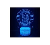 Lampe d'illusion 3D VORMOR Veilleuse Tactile 7 Couleurs avec Télécommande - Chelsea FC