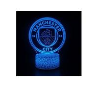Lampe d'illusion 3D VORMOR Veilleuse Tactile 7 Couleurs avec Télécommande - Manchester City FC