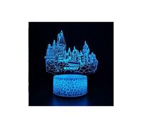 Lampe d'illusion VORMOR 3D Veilleuse Tactile 7 Couleurs avec Télécommande - Hogwarts