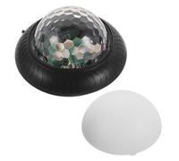 Lampe Disco de Scène Mini Boule Facettée Rechargeable 3w Noire | Rgb à Rythme Sonore, Plastique et Métal, Lumière Douce pour Chambre D’garçon et Filles, Anniversaire