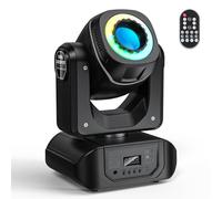 Lampe DJ à tête mobile LED rotative avec 8 Gobos, DMX et contrôle activé par le son, lumières stroboscopiques pour fêtes, mariages, spectacles en direct et bars, 60 W
