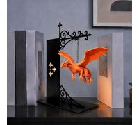 Lampe Dragon Flottant pour Bibliothèque,LED Chaude Déco Lecture Fantastique