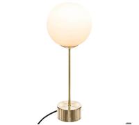 Lampe ""Dris"" métal doré H43cm - Atmosphera Créateur d'intérieur