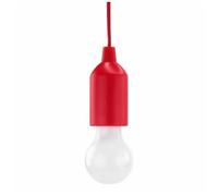 Lampe E27 À Led Pull-Light Lp1w Rouge Avec Interrupteur Pour Éclairage Autonome + 3 Piles Aaa