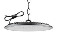 Lampe Eclairage Atelier 500W,6500K Blanc Froid UFO Lampe Atelier avec 50cm Chaine,50000LM Super Brillant Plafonnier LED Garage,IP65 Étanche Éclairage de Plafond pour Garage Entrepôt Usine