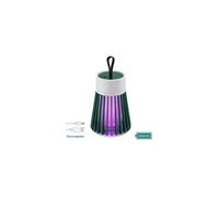 Lampe électrique anti-moustiques led uv portable recharge usb piège à mouches insectes pour la maison -vert