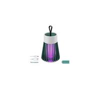 Lampe électrique anti-moustiques led uv portable recharge usb piège à mouches insectes pour la maison -vert