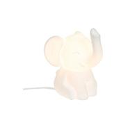 Lampe éléphant - - Blanc - Porcelaine