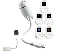Lampe Étoilé,Éclairage Ambiance Variateur USB Prise Col De Cygne | Veilleuse Pour | pour Salon Bureau Dortoir