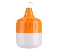 Lampe Extérieur ABS Orange Diamètre 80mm Lampe Extérieur ABS | LED 1W lumineuse, charge pour rapide, activation nocturne auto, câblage, économie énergie(200W Diameter 105MM)