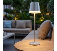 Globo Lighting Solar lampe solaire de table 1x0.06 W argenté 36637SM