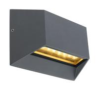 Lampe extérieure Lampe de façade Lampe murale anthracite Lampe de balcon Applique murale, LED 12 watts 1093Lm blanc chaud, LxHxP 7,5x18,7x8,2 cm
