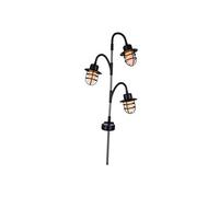 LUMI JARDIN Balise solaire décorative LED blanc chaud BERRY SPIKE H74cm