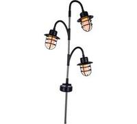 LUMI JARDIN Balise solaire décorative LED blanc chaud BERRY SPIKE H74cm