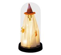 Lampe fantôme d'Halloween Pièce Maîtresse Gothique D'Automne Collection | Lampe Figurine Fantôme Halloween Pour Collectionneurs Passionnés Cheminée Manteau Bibliothèque Porche