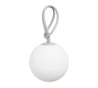 Fatboy Lampe suspendue Bolleke LED rechargeable Ø20 cm boucle 100 cm IP55 Gris clair