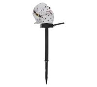 Lampe Figurine Chien Solaire de Jardin, Lumière Blanche Chaude, Ip55