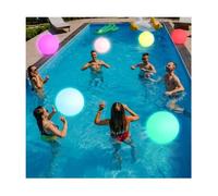 Lampe Flottante Piscine - Boule Lumineuse Exterieure avec Télécommande - LED Lampe Flottante Sphère Éclairage