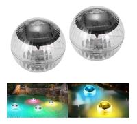 Lampe Flottante - Solaire - 2 Pièces - RVB - LED - Étanche