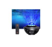 Lampe Galaxie LED - Lampe Étoile / Veilleuse Projecteur d'Étoiles_Noir_Cadeau Surprise