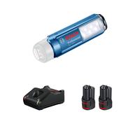 Lampe GLI 12V-300 + 2 batteries 12V 3 Ah + Chargeur GAL 12V-40 BOSCH