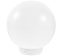 Lampe Globe Abat-jour Sphérique Acrylique Blanc pour Applique Extérieure | Ouverture Filetée 10cm, Surface Lisse Polie, Haute Transmission Lumineuse, pour Rénovation de Luminaires Muraux