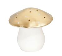 Lampe grand champignon doré