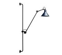 Lampe Gras N214 Applique Murale Mat Noir et Bleu Mat
