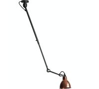 Lampe Gras N302 Plafonnier Mat Noir/ Cuivre Brut/ Blanc