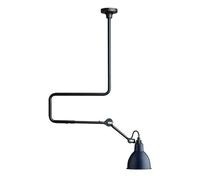 Lampe Gras N312 Plafonnier Mat Noir et Bleu