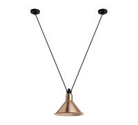 Lampe Gras N323 L Suspension Conique en Cuivre Brut