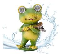 Lampe grenouille à énergie solaire en forme de figurine