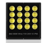 Lampe halogène LED haute performance de 800 W, conçue pour une utilisation extérieure, idéale pour éclairer les surfaces carrées, les poteaux, les murs et les entrepôts.