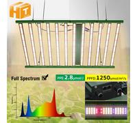Lampe horticole de croissance LED, 1200/1320W, IP65, pliable, éclairage pour serre/chambre de culture, plantes, semis, végétation/floraison