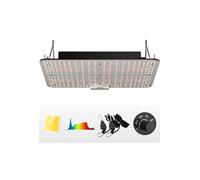 VEVOR 150W Lampe pour plantes LED à intensité variable 30x40x12cm Lampe pour plantes 50,000 heures plein spectre 19000lm flux lumineux Lampe de croissance 760nm longueur d'onde infrarouge Lumière pour