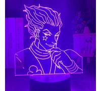 Lampe Illusion 3D Led veilleuse enfants cadeau capteur tactile chambre colorée Cool Anime Hunter X Hunter Hisoka Figure décor lampe de Table