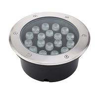Lampe jardin enterré IP68 étanche spot exterieur encastrable sol 110 à 230V Haute puissance Spot LED Encastrable Exterieur Acier inoxydable complet 8 couleurs, 8 puissance(Couleur:Blanc froid 6000K,Ta