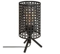 Atmosphera – Lampe à poser Katel – Noire H28 cm