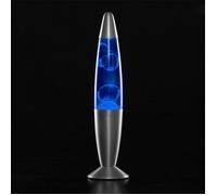 Lampe Lave - CELLUSTOP - Fusée - Aluminium et Verre - 35 cm - 2 Ampoules Halogènes Incluses