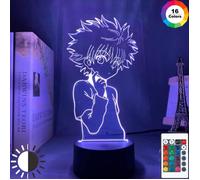 Lampe LED 3D Illusion Hunter X Hunter - Veilleuse pour Enfants - 7 Couleurs - Rechargeable USB