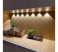 Lampe LED à détection de mouvement rechargeable, auto-adhésive, sans fil, sans cordon, convient pour les armoires, les étagères à chaussures, l'entrée, 3 couleurs au choix, lampe à capteur œil de chat