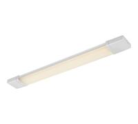 Lampe LED à encastrer Lampe à encastrer Lampe de cuisine, plastique blanc opale, protégée contre les jets d'eau,1x 18W 1500Lm 4000K blanc neutre, L 63,2 cm